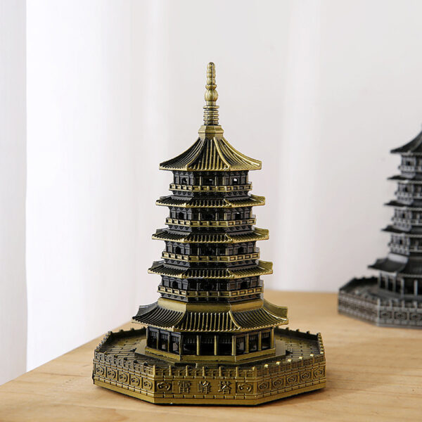 Leifeng Pagoda Model Handmade Leifeng Pagoda Souvenir Home Decoration Hangzhou Gift Travel Friends Colleague Birthday Gift