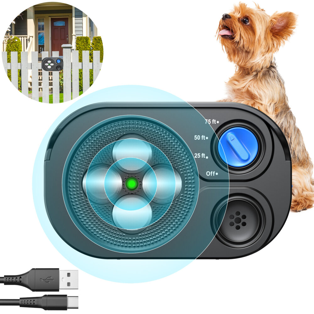 2024 Amazon new automatic ultrasonic bark stopper, dog training device, dog barking prevention, safe bark training. - Image 6