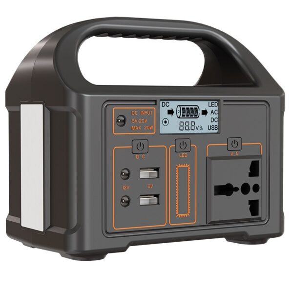 100W ميني مصدر طاقة خارجي، مصدر طاقة للتخزين، مصدر طاقة محمول للشحن الطارئ 76.8Wh