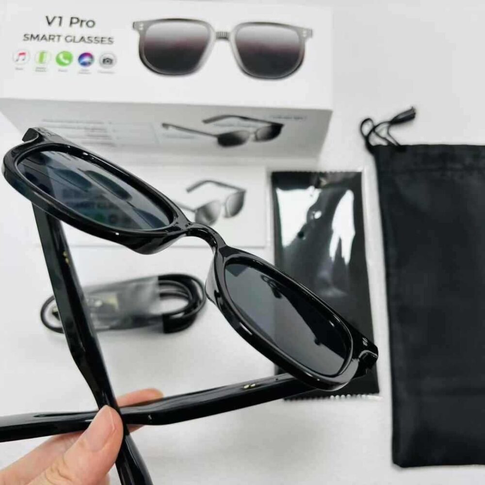⁦نظارات ذكية بلوتوث V1PRO من كواجيانغ شمال لتقنية الشرق الأوسط للرياضات الخارجية مضادة للضوء الأزرق⁩ - الصورة ⁦3⁩