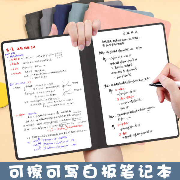 EasyFly matching whiteboard notebook A5 portable erasable memo message board writing board draft folding handwriting board
