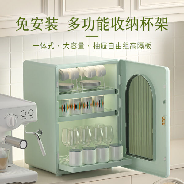 Light luxury cup holder storage rack desktop dust-proof water cup holder coffee tea cup red wine cup rack water cup storage rack