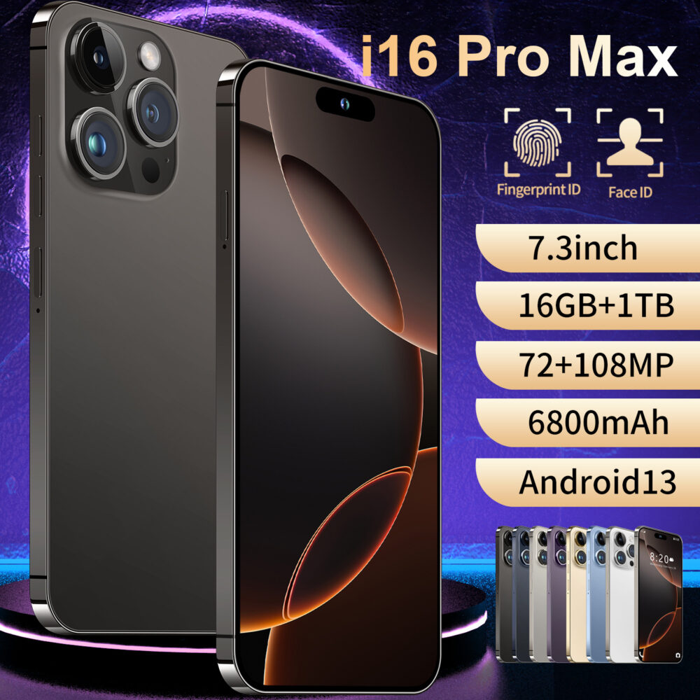 Cross-border mobile new model I16 Pro Max 16+1TB Dynamic Island Android 8.1 hot-selling smart phone - Image 3